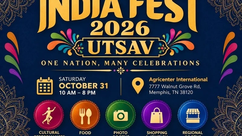 India Fest Memphis 2026 — Utsav: One Nation, Many Celebrations