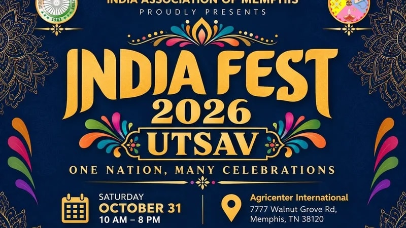 India Fest Memphis 2026 — Utsav: One Nation, Many Celebrations