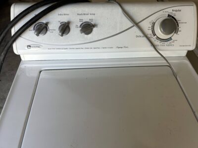 Maytag washer dryer set + hose